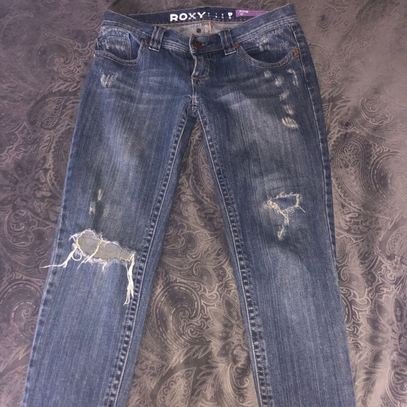 Blue ripped jeans - Picture 2 of 2